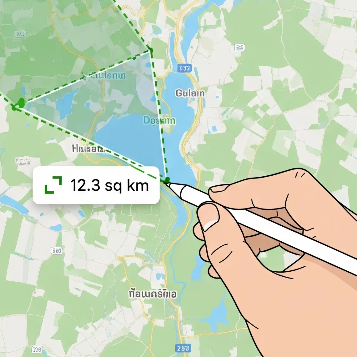 วัดพื้นที่